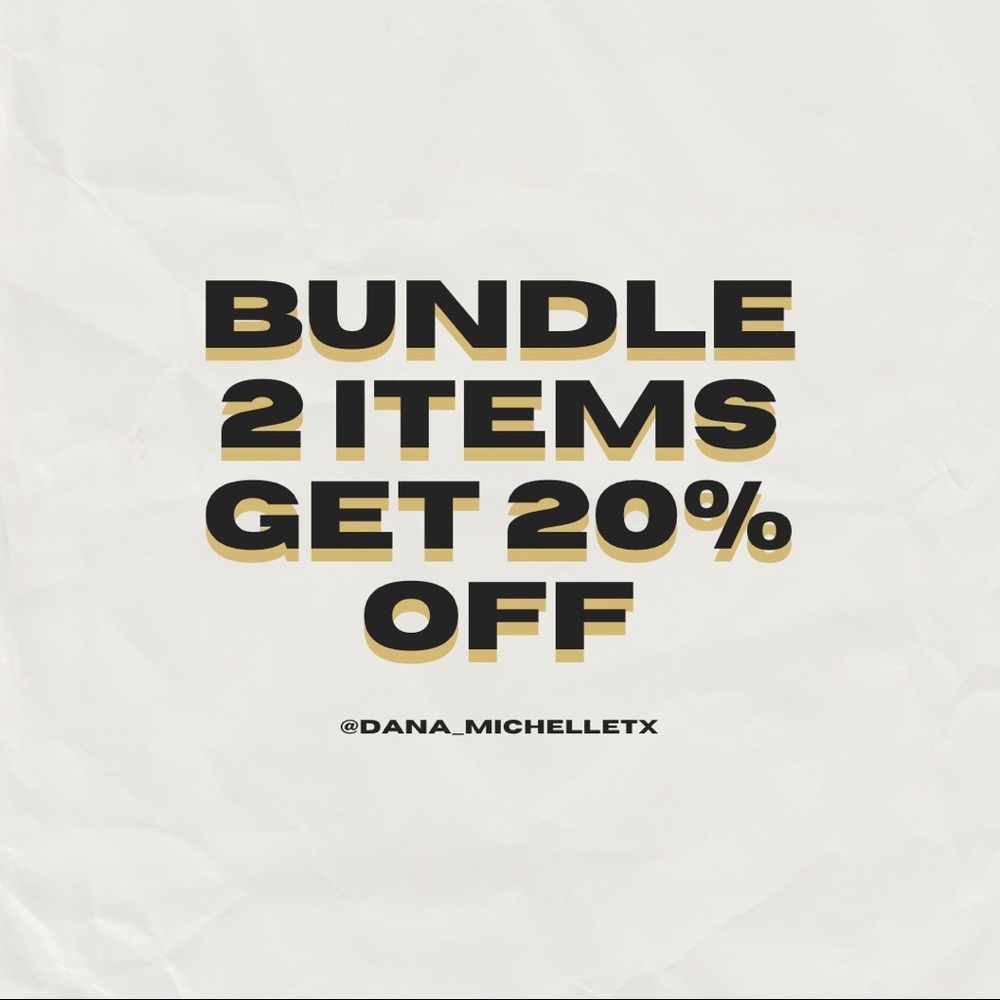 💥 Bundle 2 items get 20% off 💥